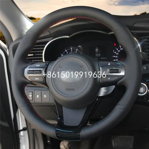 Car Steering Wheel Cover Wrap Cover Car interior decoration For Kia K5 Optima 2014 2015