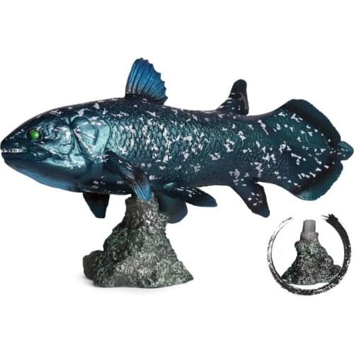 Childrens solid simulation marine animal model, ancient prehistoric seabed creatures, laiketail fish model toy ornaments