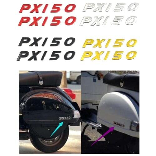 For Vespa Iron Sheep PX150 PX200 Motorcycle Decals Stickers Emblem Badge 3D Raised Bodywork Tank Wheel Fender Decals Applique