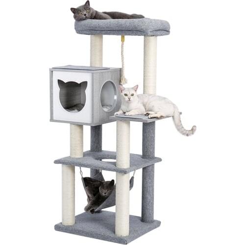 FreeShipping Pet Cat Toy Cat Climbing Furniture Kitten Playing Balls Fun Cat Scratching Solid Wood For Cat Frame Scratching Post