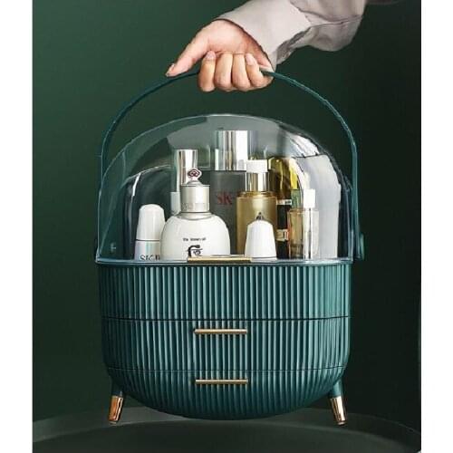 Cosmetics Large Capacity Dustproof Lipstick Skin Care Products Dressing Table Home Finishing Desktop Racks Storage Box