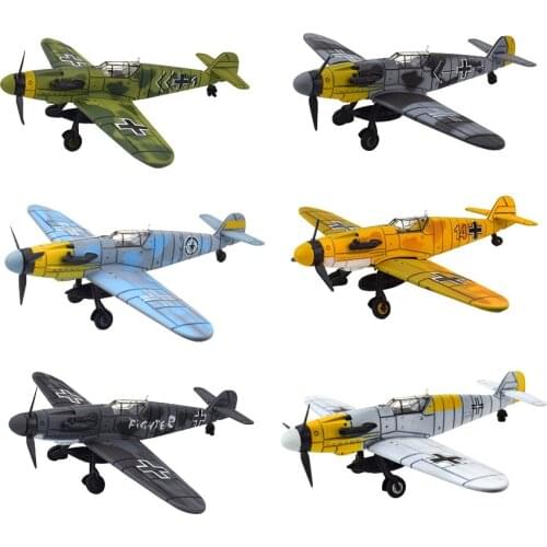 Hot！1/48 Scale Assemble Fighter Model Simulated Military Model Toys WW2 F4U Hurricane Spitfire Aircraft Diy Airplane