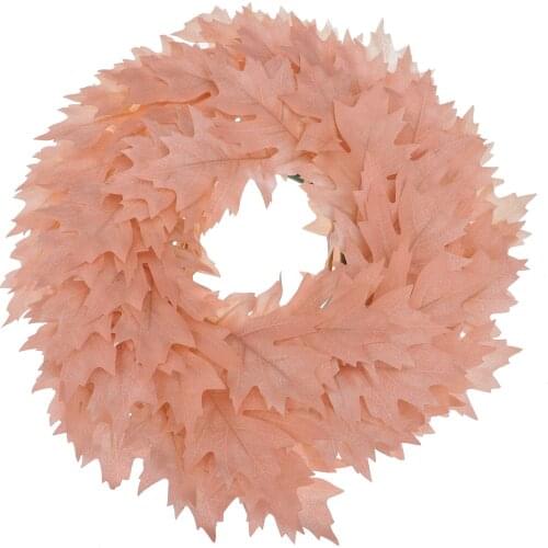 Bodhi Leaf The Simulation Leaves Wreath Dried Flower Ornaments Harvest Thanksgiving Christmas Decorative