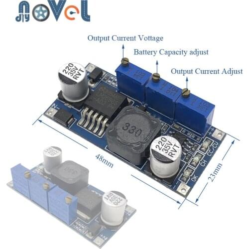 LM2596S DC-DC Constant Current Module LM2596 DC-DC 7V-35V Step-down Adjustable CC/CV Power Supply Module