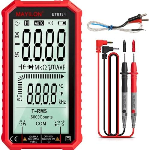 MAYILON MY8233 Multimeter Direct Current AC Voltage Current Resistance Capacitance Line On-off Temperature Diode Measurement