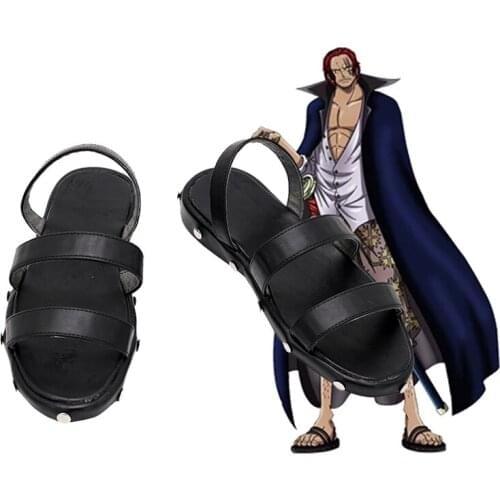 Anime Characters Shanks Cosplay Men Shoes Boots Halloween Costume Props Custom Made