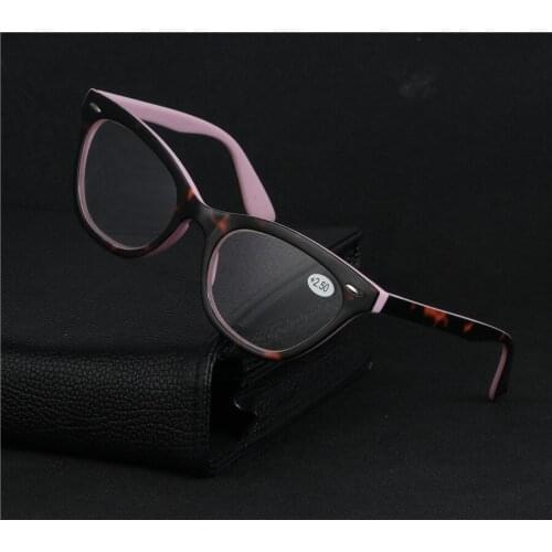 Cat Eye Reading Glasses Women Men Lightweight Presbyopic Farsight Glasses +1.0 1.5 2.0 2.5 3.0 3.5 4.0 Vintage Optical Glasses