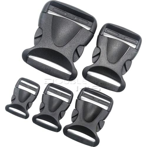 500pcs/lot Plastic Side Curved Release Buckle For Tactial Backpack Luggage Straps Webbing Size