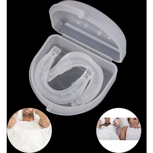Dental Health Oral Care Teeth Brace Dental Mouth Guard Bruxism Splint Night Teeth Tooth Grinding+Storage Case Sleeping Aid Tools