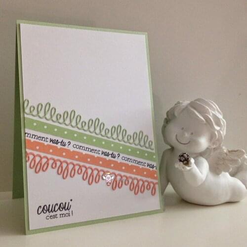 Mmao Crafts Metal Steel Cutting Dies New Garland circle article Stencil For DIY Scrapbooking Paper/photo Cards Embossing Dies