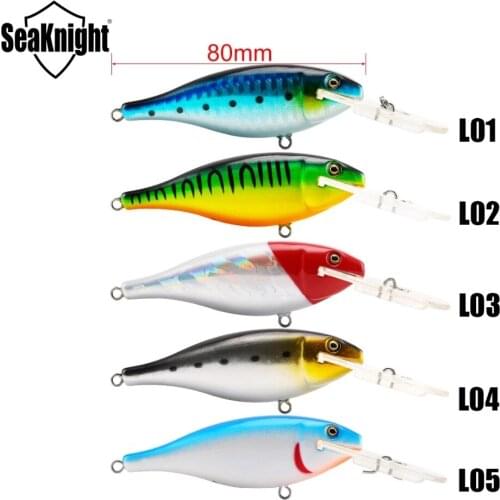 Nunatak Minnow SK011 Hard Fishing Lures 5 Pcs 7 cm 8.5g 0-1.8 M Crankbait Floating Lure Wobblers Minnow Bait The Sea Fishing