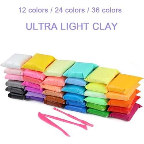 Ultra-Light Clay 12 Colors 24 Colors 36 Colors ChildrenS Early Education Creative Manual DIY Plasticine Material