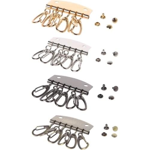 Richkeda Store New 2021 DIY Lobster Clasps Clips Bag Key Ring Hook Keychain Purse Wallet Accessories