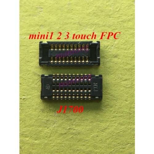 10pcs 50pcs 100% original J1700 touch screen digitizer FPC connector on mortherboard for iPad mini 1 2 3
