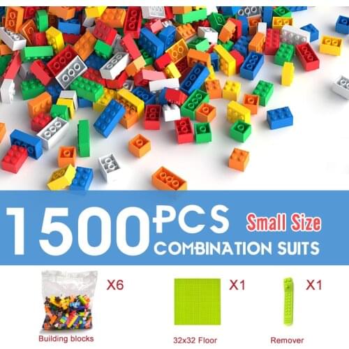 50-1500PCS Building Blocks City DIY Creative Bricks Bulk Model Kids Assemble Toys Classic All Available