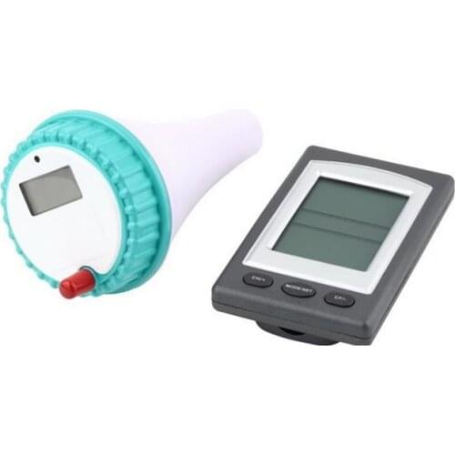 Wireless Swimming Pool Thermometer SPA Pond Tub Waterproof Digital LCD Backlit Floating Temperature Transmitter Meter