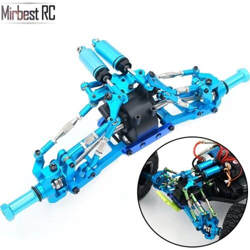Mirbest RC DIY Parts For Wltoys 12428 Parts 12423 RC car Metal parts Upgrade accessories Metal gear wave box Shock absorption