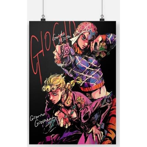 Jojo bizarre adventure Giorno mista canvas painting decor wall art pictures study home living room decoration prints poster