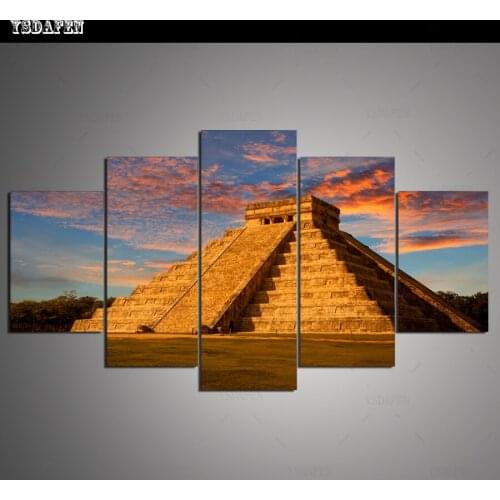 HD print olieverf Film modulaire foto Scenery poster kind room decor woondecoratie 5 stks canvas art z476