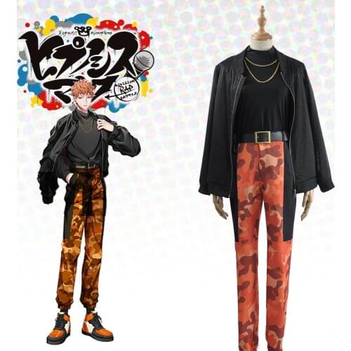 Game Division Rap Battle Hypnosis Mic Mad Trigger Crew Busujima Mason Rio Cosplay Costume Clothing Camouflage Pants Halloween