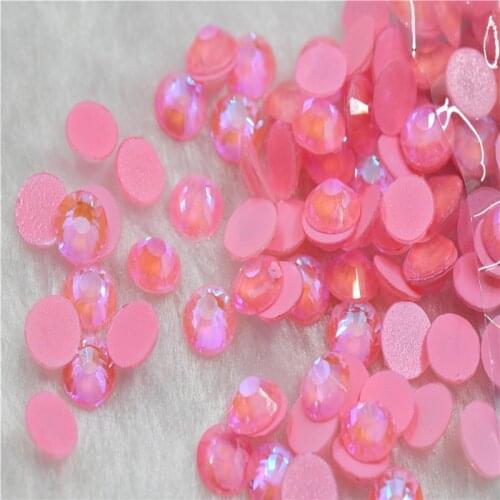 Ss6 Rinestones nails crystals Flatback Non Hotfix Nail Art glass Glue Neon ab ss12 ss16ss20 ss30
