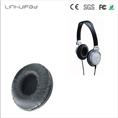 Linhuipad V150 1 pair MDR V250 headphone Leather Ear pads Cushions 70mm diameter for Sony MDR-V150 V250 V300 7CM Headphone