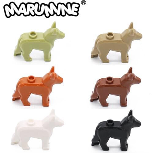 Marumine 48812 Grim Dog Wolf MOC Bricks Model Accessories Farm Animals Parts Classic Building Blocks Construction For Children