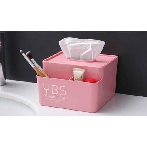 Fashion PP Tissue Box Container Napkin Tissue Holder Paper Dispenser Family Tissue Holder Case For Office Home Decor