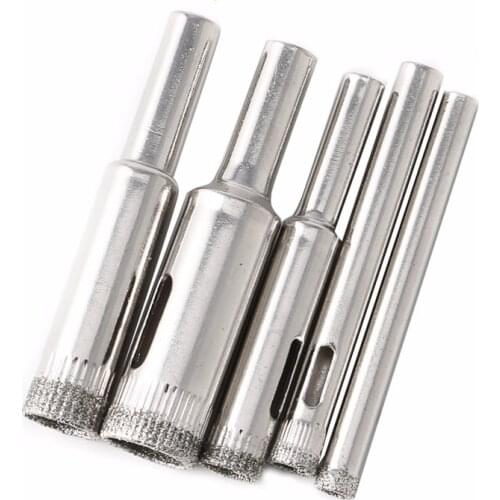Hole Saw Drill Bits Set Tile Ceramic Cutter Glass Marble 5mm-12mm 5 Pcs Diamond