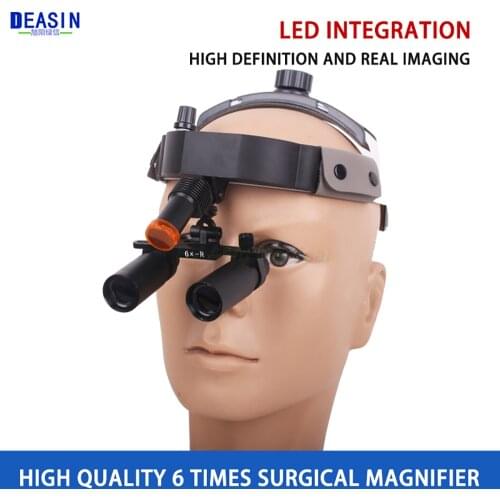 6X times Integrated surgical headlight headlamp high brightness headlamp Surgical Oral Spine External Neurological Laboratory