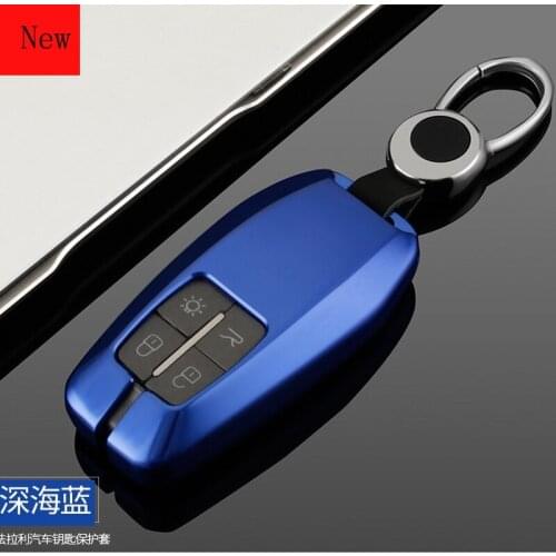 2021 New High-Quality Aluminium Alloy Car Smart Key Case Cover for Ferrari SF90 812 F8 GTC4 2020 Models Car Accessories