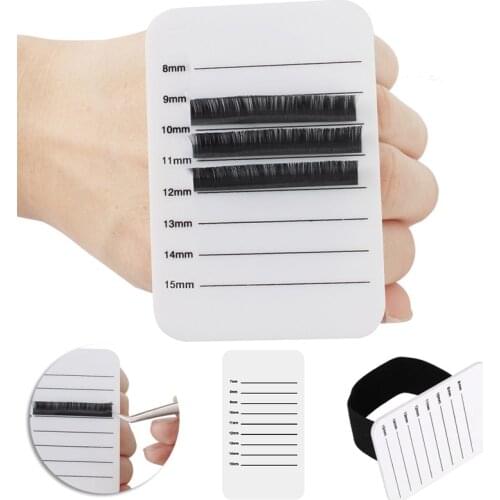5PCS Eyelash Tablet Lash Holder Eyelash Extension Eye Lash Tray Grafting False Eyelashes Stand Pad Pallet Stand Lashes Supplies