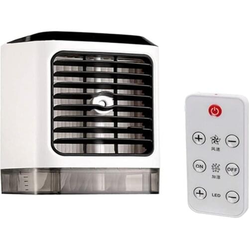 Portable Air Cooler, Portable Air Conditioner with Wireless Remote Control, 3 Speed Water Tank Humidifier Water Cooler