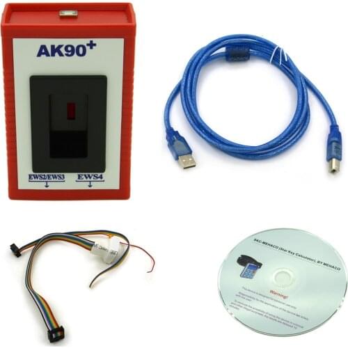 Newest AK90+ Key Programmer For BMW EWS2/3/4 Key Code Reader V3.19 AK90 Key Maker Auto Programming Tool
