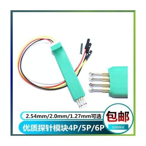 Program Burning Needle Burning Needle Spring Needle 1.27/2.0/2.54mm Pitch 3/4/5/6/7/8P Single Row Test Needle