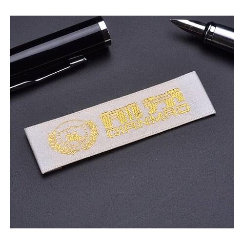 China Directly Factory Professional Customized clothes label like main label/neck label with exquisite artwork and woven patch