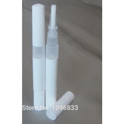 3G 3ML Teeth Whitening Pen White Color, Nail Oil Polish Bottle, Empty Cosmetic Dispenser Pen, Cosmetics Concealer Pen, 50pcsLot