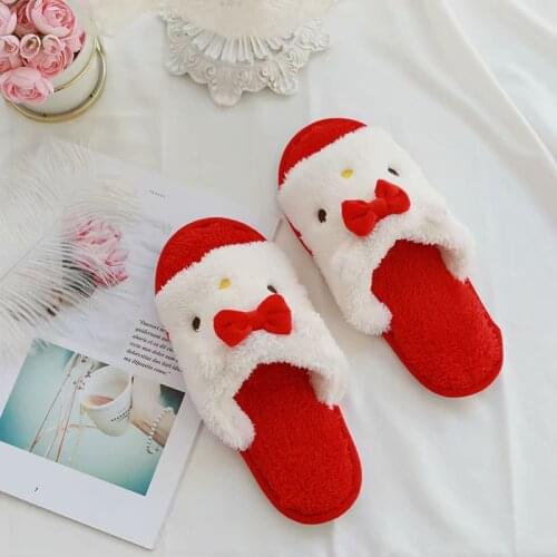Sanrio Hello Kitty slippers cartoon house slippers female non-slip soft bottom home shoes girl fashion slippers summer
