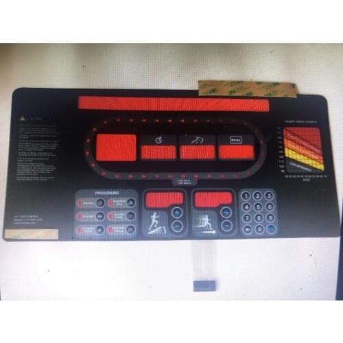 STAR TRAC Treadmills 9054 Membrane Switch Control Panel Key Film
