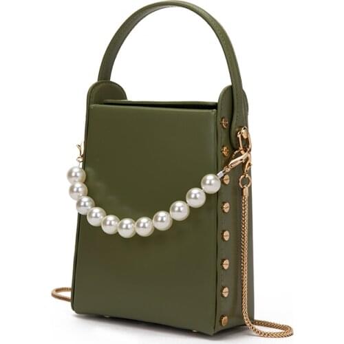 Handbag bolso cruzado pequeno pearl handle purse handbags sholder bag crossbody