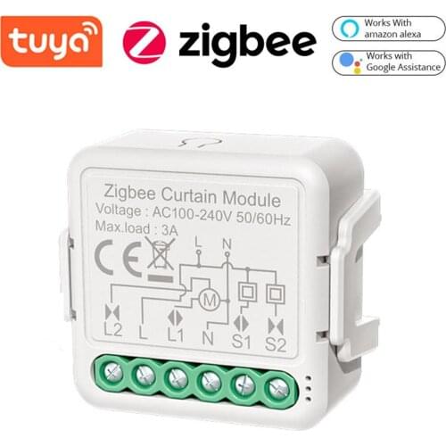 Tuya ZigBee Intelligent Curtain Switch Module Three-way Switch Module Intelligent Home Roller Blind Curtain Modification