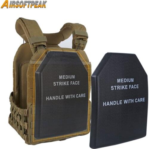 1pcs Tactical Vest Universal Protective Plate Airsoft Paintball Anti-impact Chest Protection Pad Inner Liner Vest Baffle 3CM
