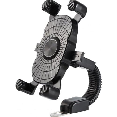 Universal Motocycle Bicycle Silicone Mobile Phone Holder For IPhone Samsung Xiaomi Cell Phone Mobile Bike Handlebar Bracket Hold