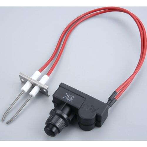 1kit Igniter with High Spark Plug Wire Length 450mm Each Double Ignition Sparks Fits Grill/heater/water Heater/Burner Outdoor