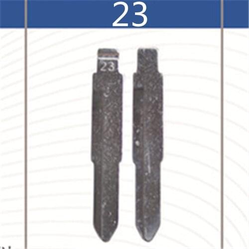 2 Pcs Uncut Replacement Car Key Blade for MITSUBISHI SUZUKI ALTO SOUEAST DELICA Key No.23 Car Key Blade