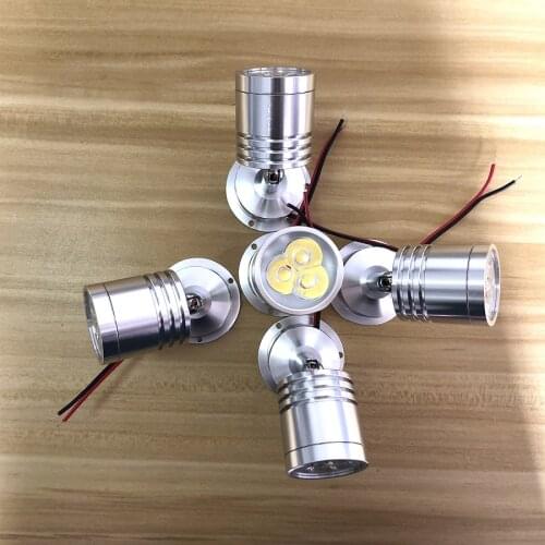 4 Pcs Dimmable Led Spot Led Light 1W 3W 5W 110V 220V Surface Mounted Spotlight Lamp Red Green Blue Yellow Display Lighting