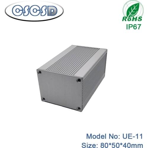 Aluminum alloy box metal enclosure amplifier chassis aluminum storage box electrical equipment supplies by CSCSD 80*50*40mm