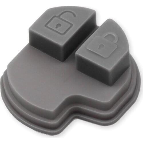 KEYYOU 100pcs/lot 2 Buttons Remote Key Fob Rubber Pad For Suzuki Swift SX4 Liana Aerio Vitara Jimny Key Case Cover
