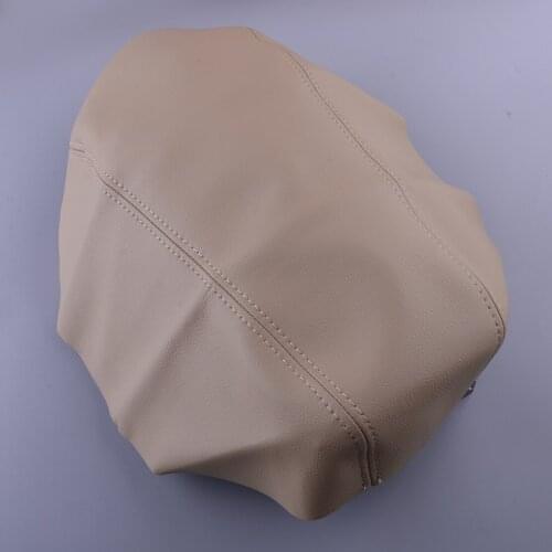 Car Armrest Box Cover Center Console Lid Protector Skin Fit For Nissan Maxima 2016 2017 2018 2019 Beige