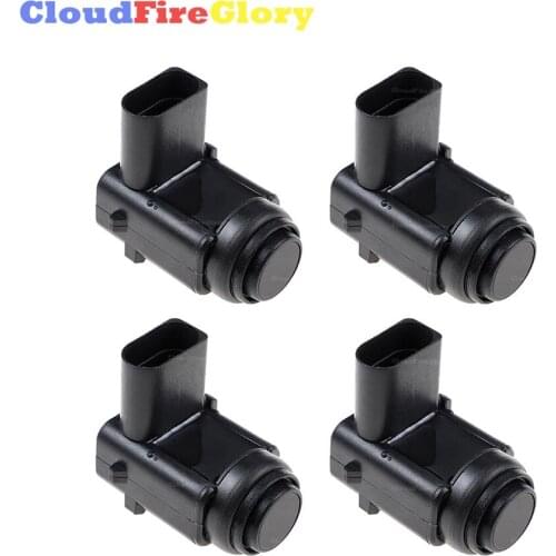 CloudFireGlory For VW Golf Touran Touareg For Seat Altea For Skoda Fabia For Porsche 4Pcs PDC Parking Sensor 1U0919275 1J0919275